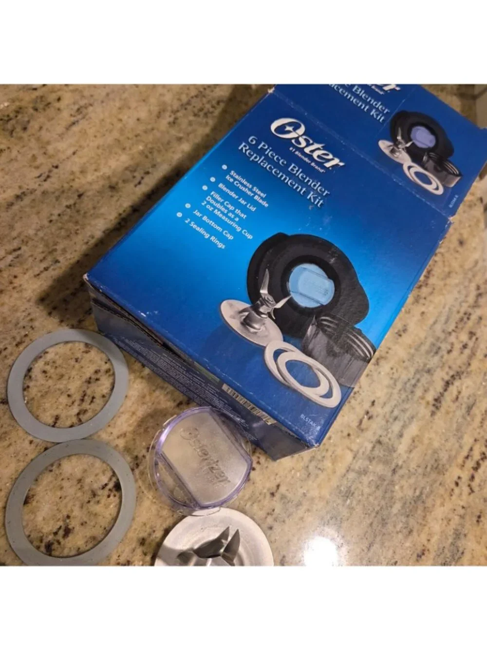 Oster Blender Replacement Parts Kit - 5 Piece * missing jar bottom cap*